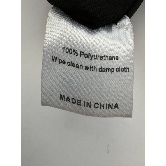 Faux Fur Zip Clutch Bag By Free People Black 8" x 5.5" - Picture 7 of 16